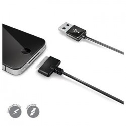 Dátový USB kábel CELLY pre prístroje Apple s 30-pin konektorom, čierny	