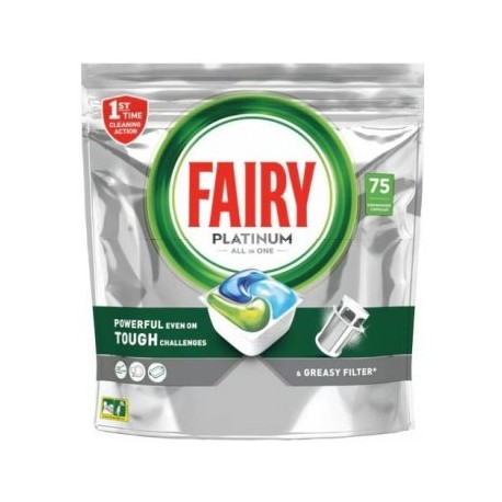 Jar Fairy Platinum All in 1 kapsule do umývačky 75 ks