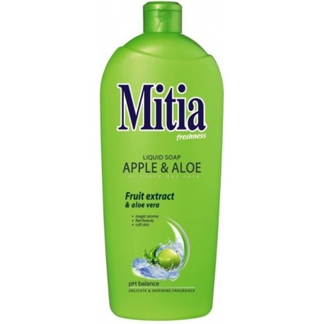 Mitia Apple & Aloe tekuté mydlo náhradná náplň 1 l
