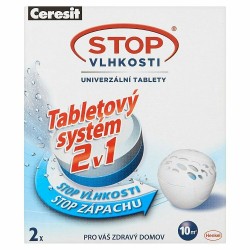 Ceresit Stop Vlhkosti Tabletový systém 2v1 univerzálne tablety 2 x 300 g