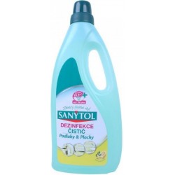 Sanytol dezinfekcia na podlahy a plochy citrón 1 l