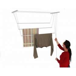 Sušiak stropný na prádlo, 5 tyčí, 200 cm