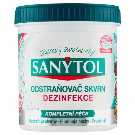 Sanytol Dezinfekčný odstraňovač škvŕn 450 g