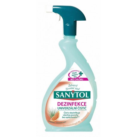 Sanytol Dezinfekčný univerzálny čistič - sprej grep 500 ml