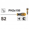INGCO skrutkovač krížový 6x150mm PH2