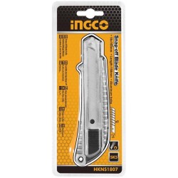 INGCO Nôž lámací 18mm ZINK s tlačítkom