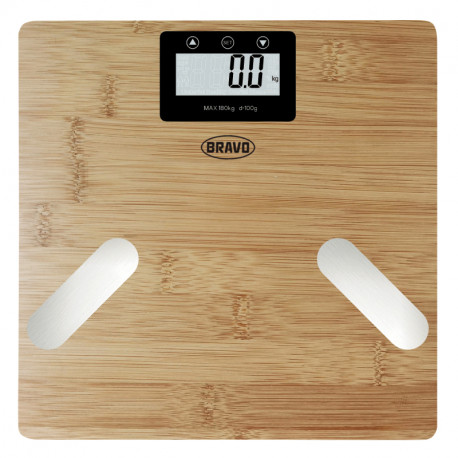 Osobná váha s tukom B-5010 bambusový povrch